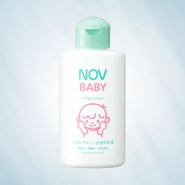 【NOV 娜芙】貝比溫和乳液 120ml(隨機贈樣包3包 嬰兒適用 臉部.身體可使用)