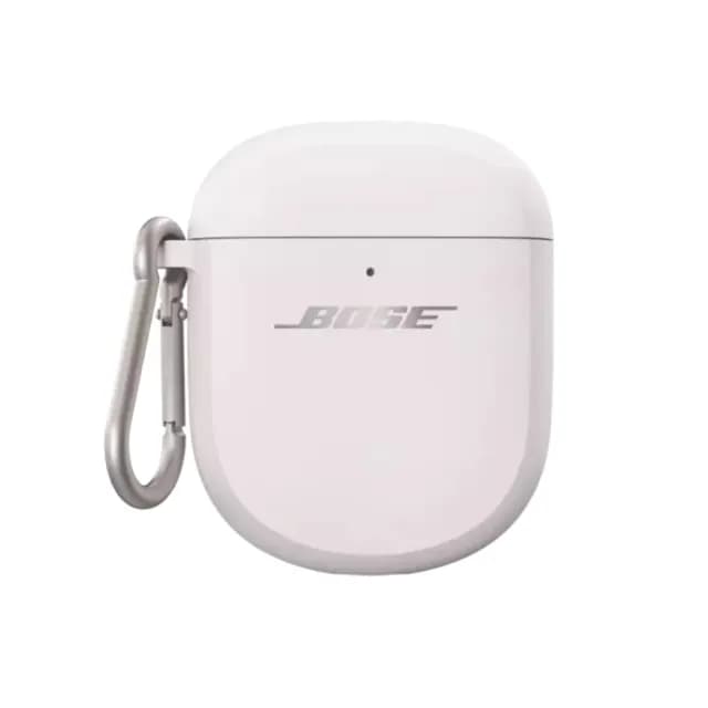 【BOSE】QuietComfort 消噪耳塞 矽膠無線充電盒保護套 霧白色(通用 II / Ultra)
