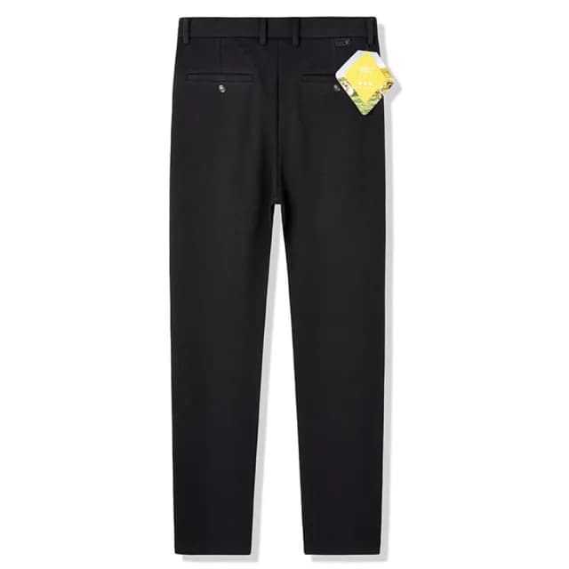 【米蘭精品】現貨+預購 男商務西裝褲修身西裝褲直筒機能免燙(男長褲休閒彈力保暖羊毛父親節禮物3色74gq15)