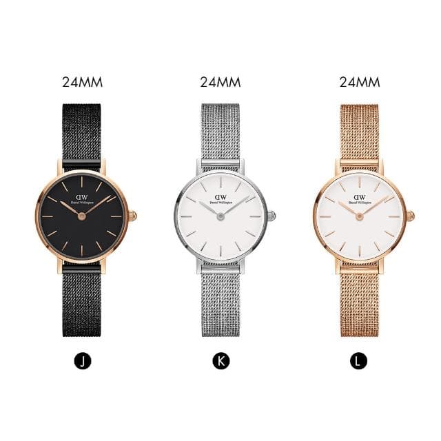 【Daniel Wellington】DW 手錶 Petite系列 24/32mm 金屬/皮革錶 多款任選(DW00100177)