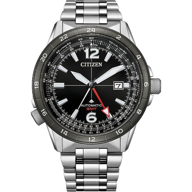 【CITIZEN 星辰】PROMASTER 限量 飛行錶 GMT 抗磁 機械錶 男錶 手錶 畢業 禮物 推薦(NB6046-59E)