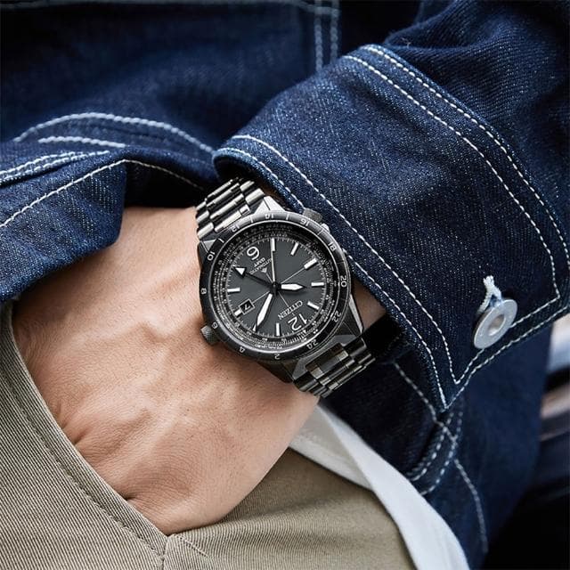【CITIZEN 星辰】PROMASTER 限量 飛行錶 GMT 抗磁 機械錶 男錶 手錶 畢業 禮物 推薦(NB6045-51H)