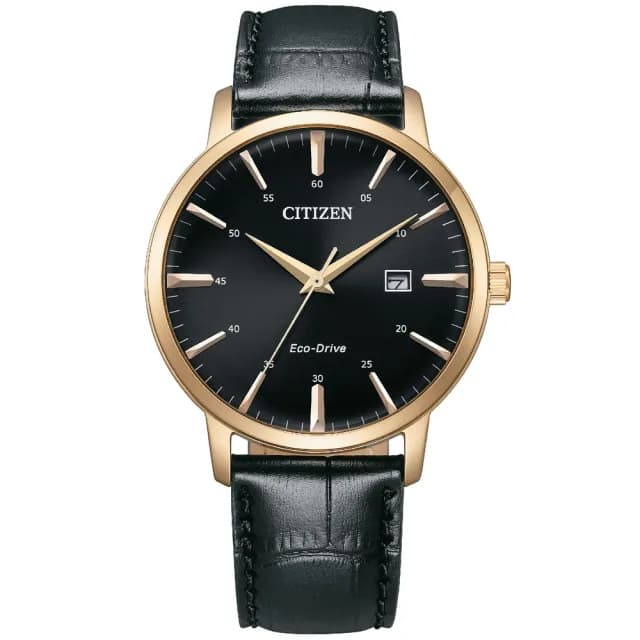 【CITIZEN 星辰】GENTS系列 時尚簡約光動能腕錶 七夕 情人節 送禮 推薦(BM7462-15E)