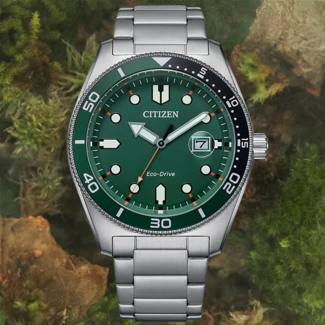 【CITIZEN 星辰】GENTS系列 潛水風格 光動能腕錶 七夕 情人節 送禮 推薦(AW1768-80X)