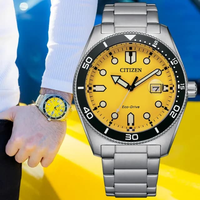 【CITIZEN 星辰】GENTS系列 時尚潮流光動能腕錶 七夕 情人節 送禮 推薦(AW1760-81Z)