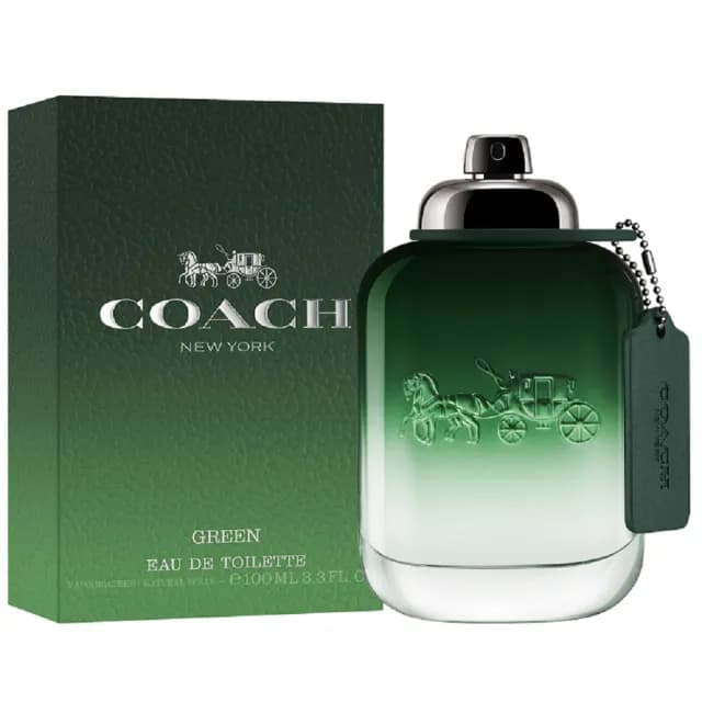 【COACH】Coach Green 時尚都會男性淡香水 100ml(專櫃公司貨)