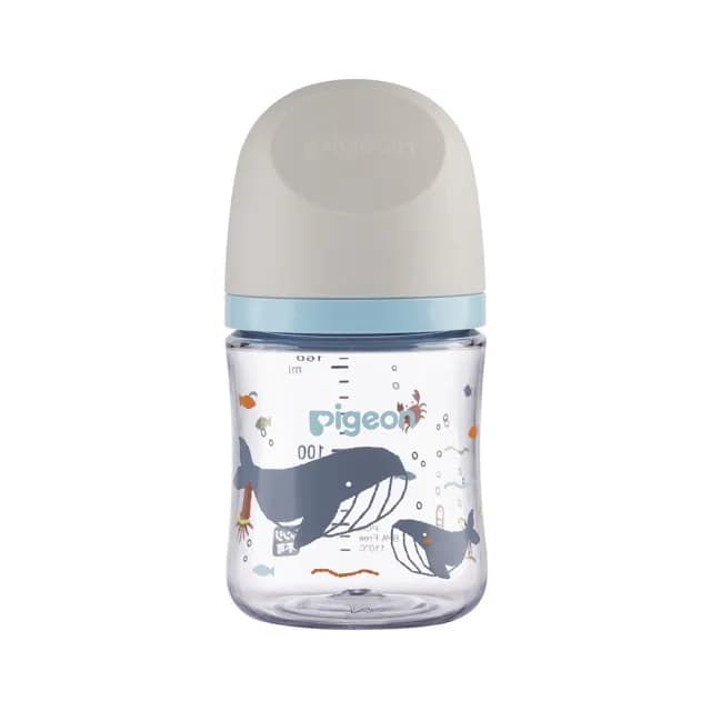 【Pigeon貝親 官方直營】第三代母乳實感T-ester奶瓶160ml(海洋世界/春日物語/非洲動物)