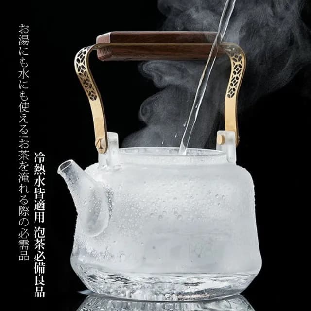 【TEA Dream】日式質感銅冶木把耐熱提樑茶壺(泡茶壺 燒水壺 父親節禮物)