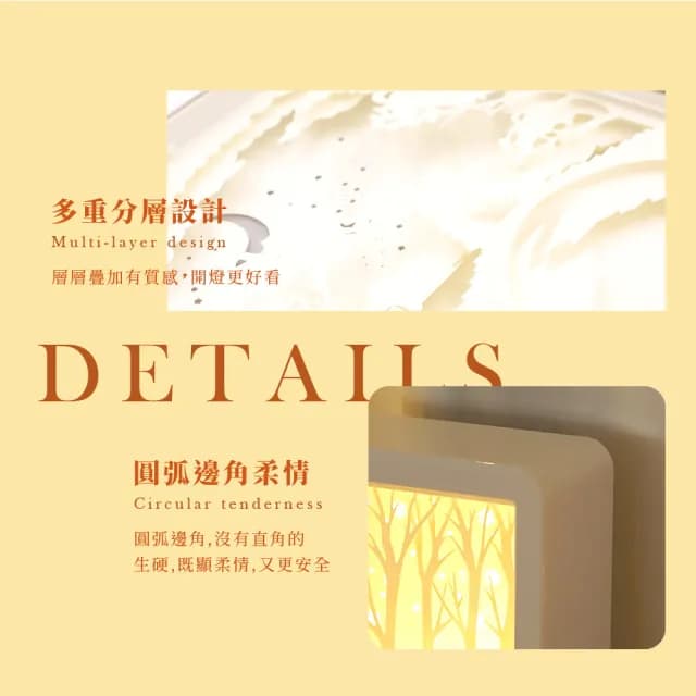 【一鹿紙雕】3D創意鏡面紙雕小夜燈(化妝鏡 桌面鏡 造型氣氛燈 床頭燈 居家擺飾 情人 生日禮物 過節)