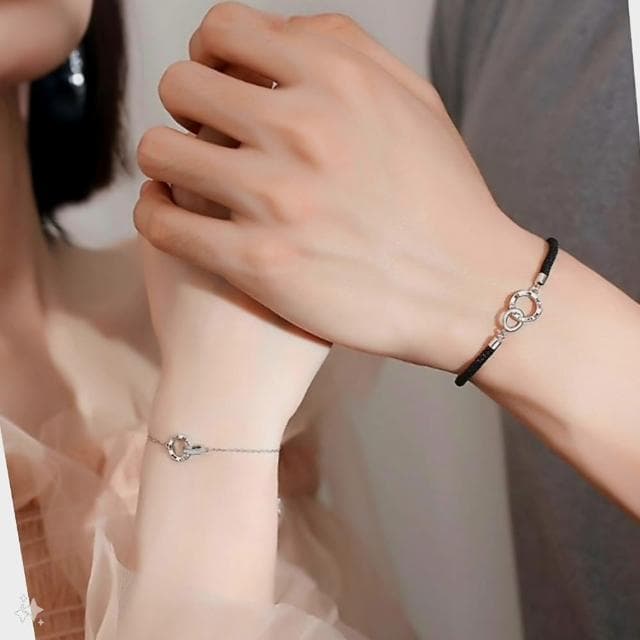 【扣人心弦】情侶手鍊 男女2入組(情人節/生日禮物/提袋禮盒)