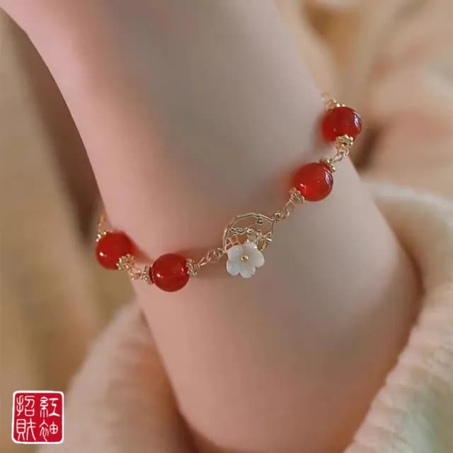 【DESIGN】紅袖招財串珠手鍊(招財魅力禮物)
