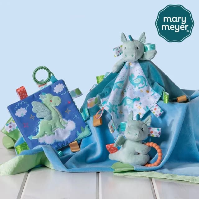 【Mary Meyer】標籤動物安撫沙沙紙-魔法小飛龍(龍寶寶 響紙 彌月禮 新生兒玩伴) - momo購物網 - 好評推薦 -