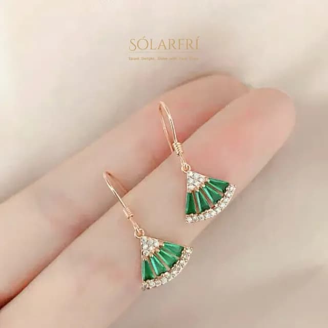 【SOLARFRi】銀針耳環｜閃耀輕奢小眾款親膚低敏 附品牌禮盒包裝(閨蜜情人女友母親老婆禮物)