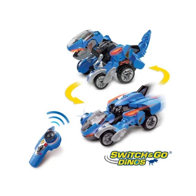 【Vtech】遙控聲光變形恐龍車-霸王龍-達西(玩具禮物大推薦)