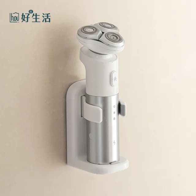 【hoi! 好好生活】懶角落壁掛電動刮鬍刀置物架