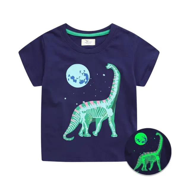 【橘魔法】夜光宇宙腕龍短袖上衣(T恤 T-Shirt 男童 兒童 童裝)