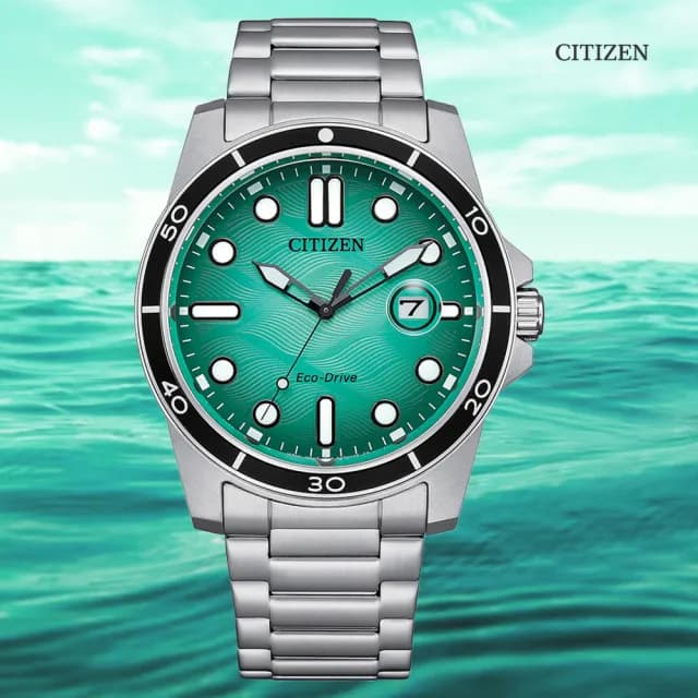 【CITIZEN 星辰】GENTS 光動能 浪紋錶盤 男錶 手錶 父親節 送禮 推薦(AW1816-89L)