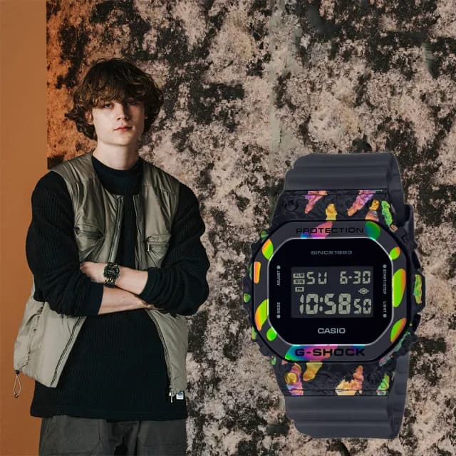 【CASIO 卡西歐】G-SHOCK 40 週年探險家之石系列 電子錶 畢業禮物 送禮(GM-5640GEM-1)