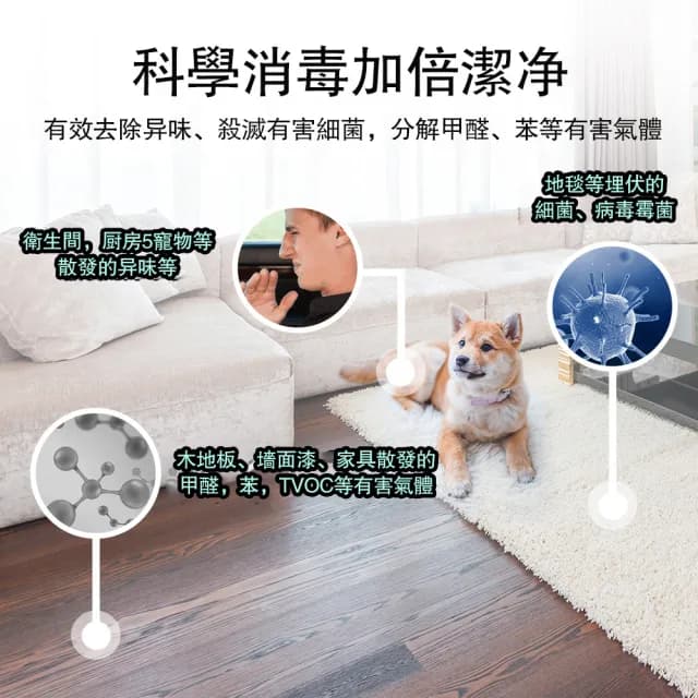 【歐適樂】臭氧產生器 家用臭氧機 空氣淨化器 小型臭氧機(除異味 除甲醛 殺菌臭氧 空氣消毒機)