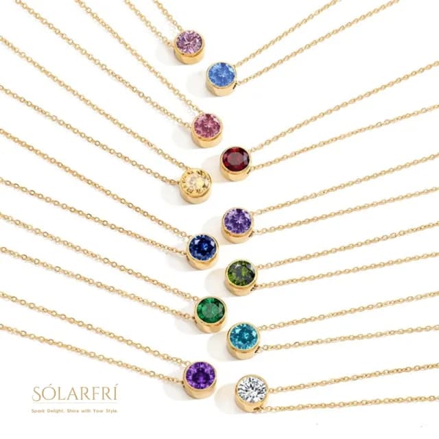 【SOLARFRi】品牌經典項鍊｜親膚女士項鏈可調鍊圍大小 附品牌禮盒包裝(閨蜜七夕生日情人女友禮物)