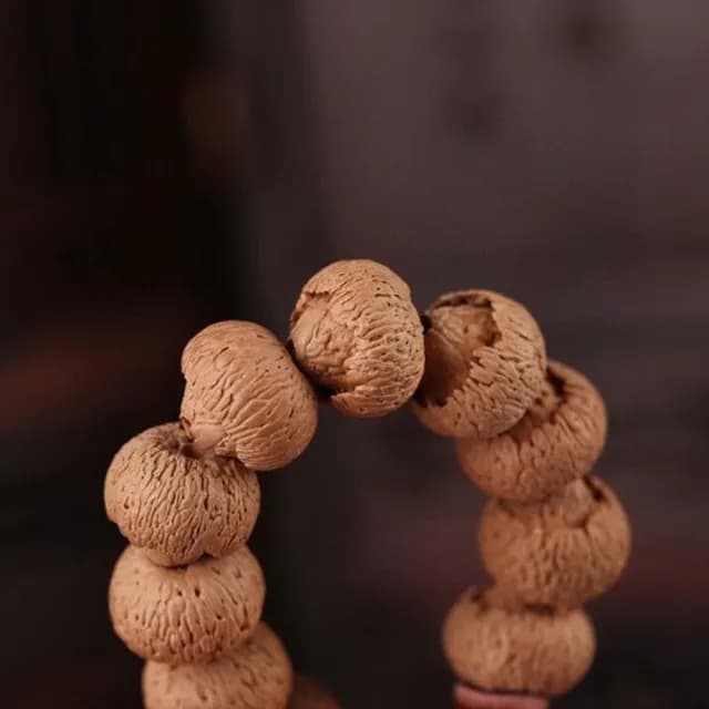 【LEESA】蓮花菩提子 男女手鍊 送長輩 招財 開運手鍊 避邪手鍊 送禮 佛珠手鍊 求好運長智