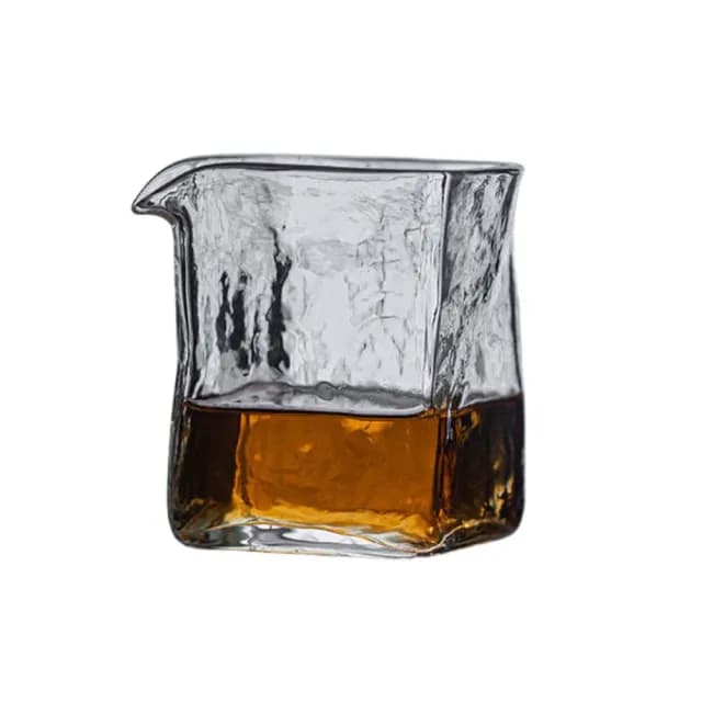 【傳真雅器】日式四方 玻璃公道杯（大款）(茶具 茶道具 公道杯 茶海 分茶器)
