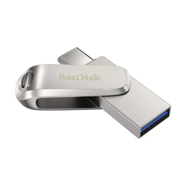 【SanDisk 晟碟】全新版 256GB Dual Luxe TYPE-C USB 3.2 雙用隨身碟 原廠5年保固 最高讀速400MB/s