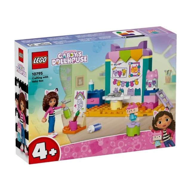 【LEGO 樂高】Gabby’s Dollhouse 10795 寶寶盒的趣味手工藝(Crafting with Baby Box 蓋比的娃娃屋 禮物)