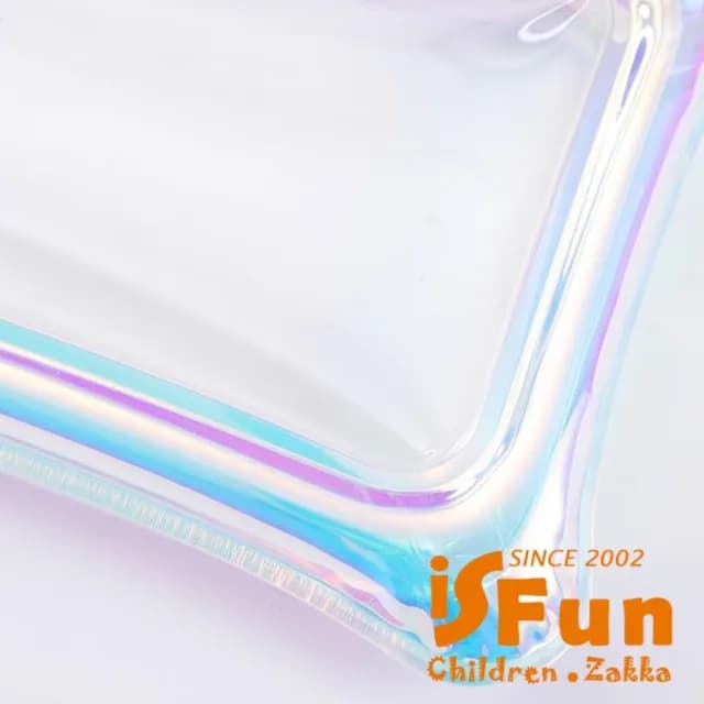 【iSFun】情人節禮物 夏日戲水＊果凍鐳射漂浮氣囊透明手機防水保護套(自選色+隨機色)