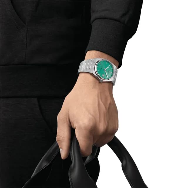 【TISSOT 天梭 官方授權】PRX 機械錶 對錶 情侶手錶 禮物(T1374071109101+T1372071109101)
