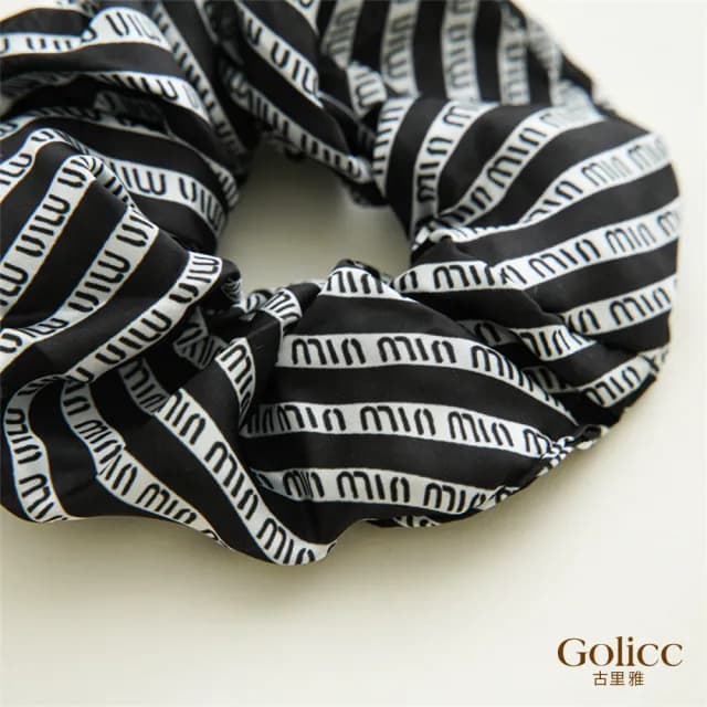 【Golicc】髮圈 氣質百搭 緞面質感 馬尾 大腸髮圈(七夕 情人節 生日 髮飾 頭飾 大腸圈 髮夾 禮物)