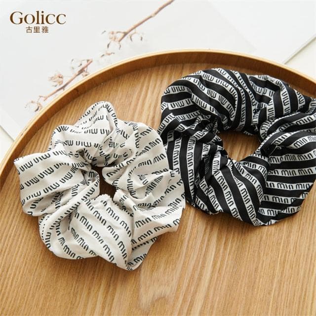 【Golicc】髮圈 氣質百搭 緞面質感 馬尾 大腸髮圈(母親節 生日 情人節 髮飾 頭飾 大腸圈 髮夾 禮物)