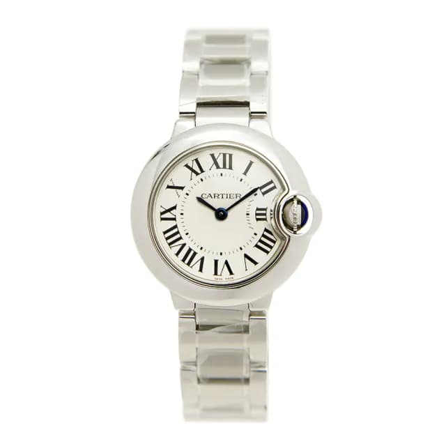 【Cartier 卡地亞】Ballon Bleu 經典羅馬時標女錶x28mm(WSBB0067)