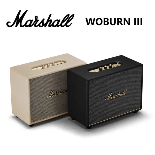 【Marshall】藍牙喇叭 第三代 經典黑 奶油白(WOBURN III)