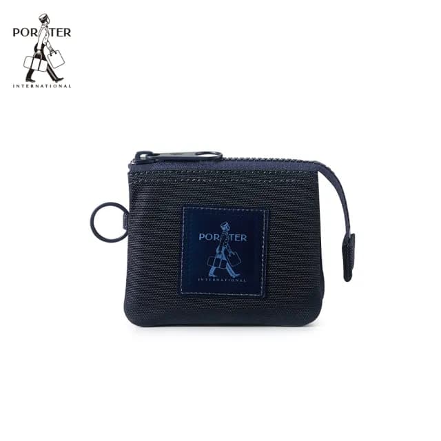 【PORTER INTERNATIONAL】潮流光采ZEST零錢包(藍)