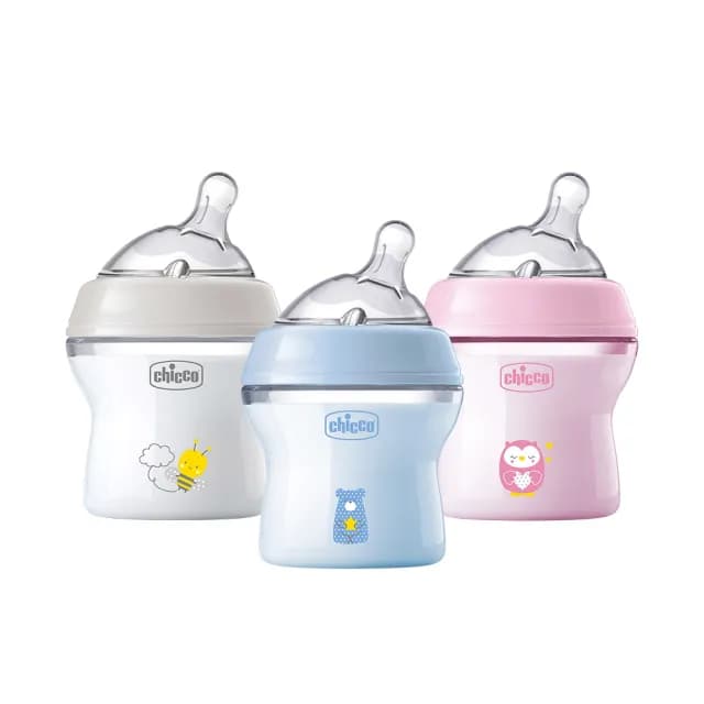 【Chicco 官方直營】天然母感2倍防脹PP奶瓶-150ml-小單孔(一般流量)