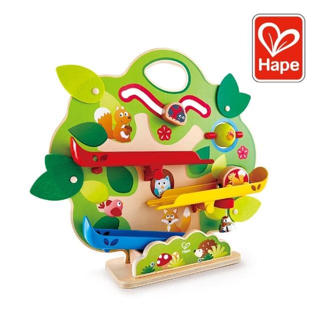 【德國Hape】松鼠軌道溜溜車(生日禮物/益智玩具/汽車玩具/列車)