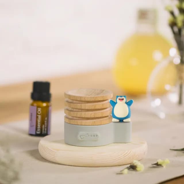 【Bone 蹦克】原木擴香台 寶可夢(擴香台 擴香 療癒公仔 聖誕交換禮物)