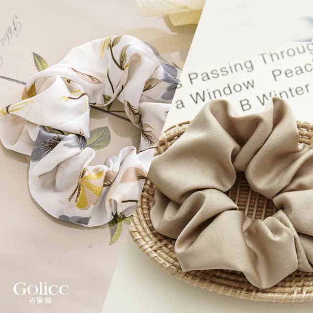 【Gulicc】髮圈 夏季新款 氣質莫蘭迪 2入(雙11 聖誕節 生日 髮飾 頭飾 大腸圈 髮夾 禮物)