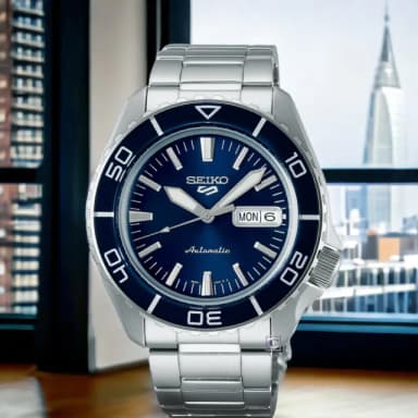 【SEIKO 精工】5 Sport潛水風格 機械錶 手錶 男錶-42.5mm 指針錶 手錶 禮物 畢業(4R36-16D0B/SRPK97K1)