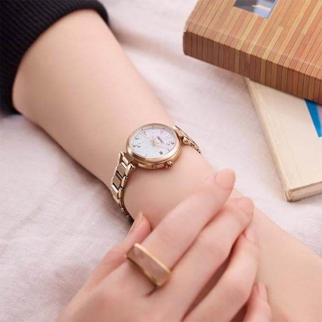 【SEIKO 精工】伊甸園聯名 鈦金屬 太陽能錶電波錶 女錶 指針錶 指針錶 手錶 禮物 畢業(1B32-0BK0G.SSQW084)