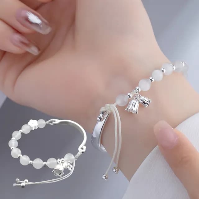 【女生飾品】S999純銀永遠的羈絆天然貓眼石手鐲(可調 生日禮物 情人節禮物 水晶手鍊 手珠 手環)