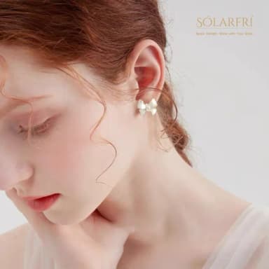 【SOLARFRi】耳夾式耳環｜無耳洞專用親膚材質配戴舒適 附品牌禮盒包裝(閨蜜情人女友母親老婆禮物)
