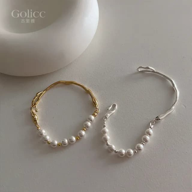 【Gulicc】手鍊 輕奢耀眼 優雅珍珠(雙11 聖誕節 生日 手環 手繩 首飾 飾品 禮物)