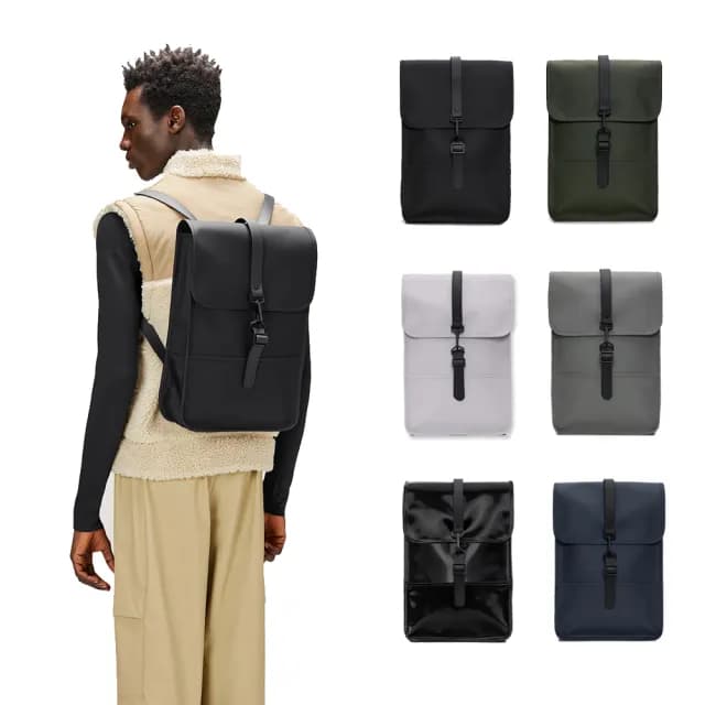 【Rains】防水後背包 筆電包 Backpack Mini 系列 禮物 送禮 推薦(多色任選一款)