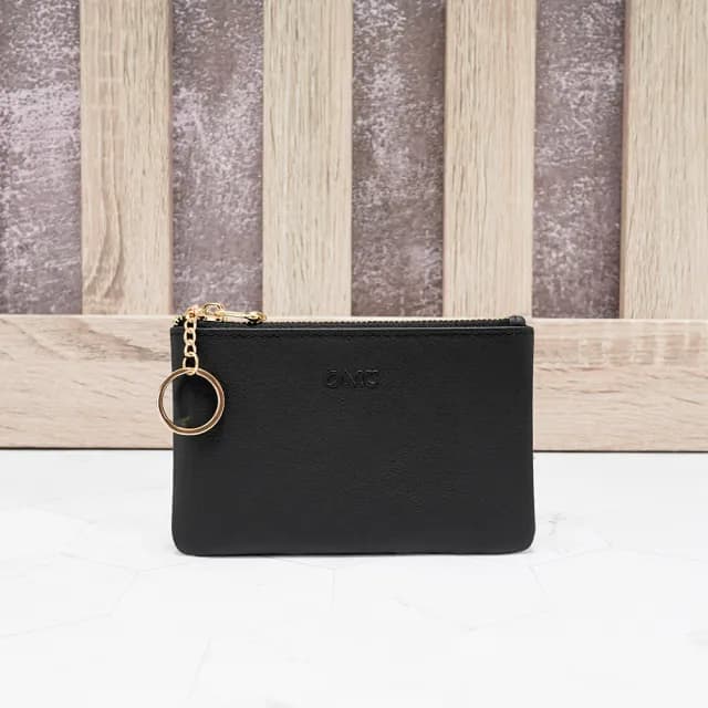 【OMC】雙11 真皮 簡單生活軟牛皮卡片鑰匙零錢包4024(真皮包包 9色任選)