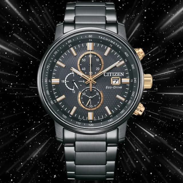 【CITIZEN 星辰】官方授權 鐵窗花設計 光動能計時腕錶(CA0846-81E 禮物推薦)