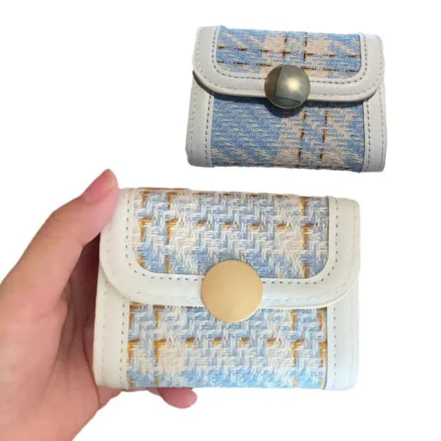 【可愛錢包】小香風多卡位零錢卡包(卡夾 零錢包 票卡包 證件包 悠遊卡 名片 卡片夾 