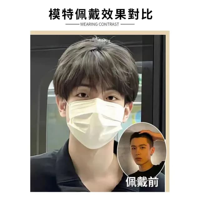 【麗髮新生】日系補髮假髮片 微分碎蓋短髮齊劉海 韓版帥氣日常蓬鬆男士假髮(遮白髮 遮頭禿 父親節禮物)
