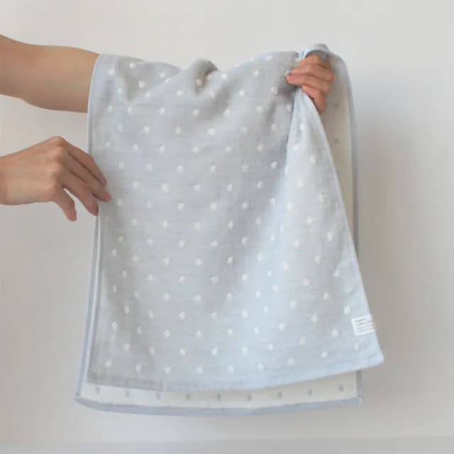 【KONTEX】日本有機棉自然圓點長毛巾浴巾- 3色(100% 日本製)